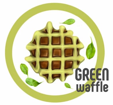 Green waffle